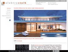 Tablet Screenshot of elektro-staib.de